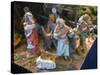 Nativity Figures for Sale in the Pisa Christmas Market, Italy.-Jon Hicks-Stretched Canvas