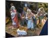 Nativity Figures for Sale in the Pisa Christmas Market, Italy.-Jon Hicks-Mounted Photographic Print