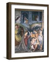 Nativity, Fresco-Gaudenzio Ferrari-Framed Giclee Print