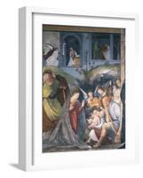 Nativity, Fresco-Gaudenzio Ferrari-Framed Giclee Print