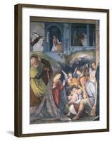 Nativity, Fresco-Gaudenzio Ferrari-Framed Giclee Print