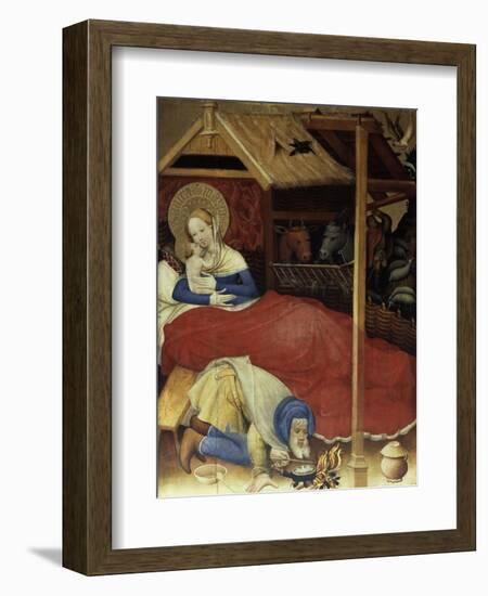 Nativity, High Altar in the Church of Bad Wildungen-Konrad von Soest-Framed Giclee Print