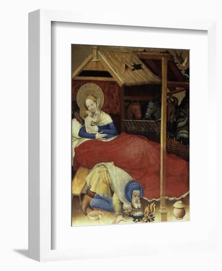 Nativity, High Altar in the Church of Bad Wildungen-Konrad von Soest-Framed Giclee Print