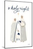 Nativity IV with Navy-Becky Thorns-Mounted Art Print