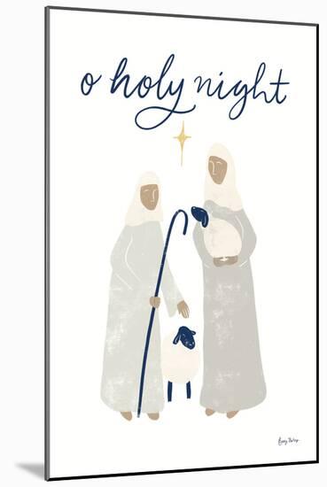 Nativity IV with Navy-Becky Thorns-Mounted Art Print