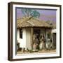 Nativity, Nativity Scene, 1984, Mexico-null-Framed Giclee Print