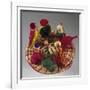 Nativity, Nativity Scene Made of Colored Straw, Ecuador-null-Framed Giclee Print