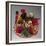 Nativity, Nativity Scene Made of Colored Straw, Ecuador-null-Framed Giclee Print