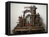 Nativity, Nativity Scene Made of Coral, Italy-null-Framed Stretched Canvas