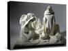 Nativity, Nativity Scene Made of Plaster-Peter Jackson-Stretched Canvas