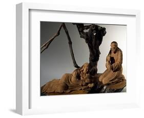 Nativity, Nativity Scene Ten Past Midnight-Virginio Livraghi-Framed Giclee Print