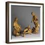 Nativity, Nativity Scene with Carved Wood Figurines, Vietnam-null-Framed Giclee Print