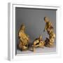 Nativity, Nativity Scene with Carved Wood Figurines, Vietnam-null-Framed Giclee Print