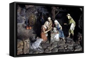 Nativity of Jesus, Spain-Daniele Ranzoni-Framed Stretched Canvas