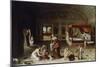 Nativity of John the Baptist, Painting by Friedrich Sustris (Ca 1540-1599), 94X180 Cm-null-Mounted Giclee Print