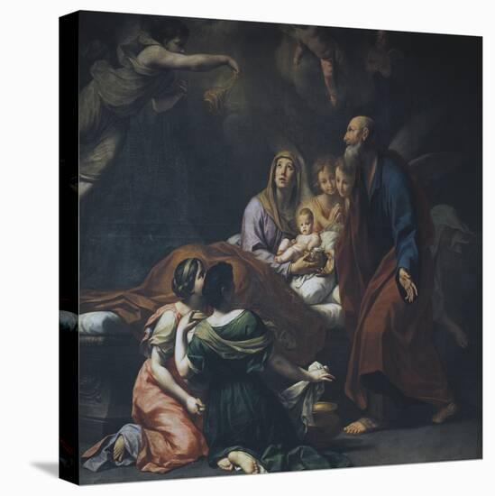 Nativity of Mary, 1709-Carlo Cignani-Stretched Canvas