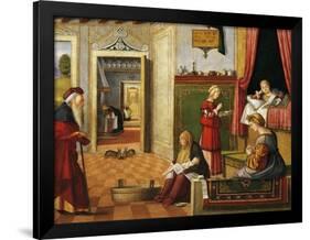 Nativity of Virgin, 1504-1508-Vittore Carpaccio-Framed Giclee Print