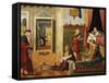 Nativity of Virgin, 1504-1508-Vittore Carpaccio-Framed Stretched Canvas