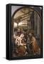 Nativity or Adoration of Shepherds-Moretto Da Brescia-Framed Stretched Canvas