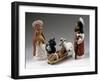 Nativity, Painted Terracotta Nativity Scene, Ecuador-null-Framed Giclee Print