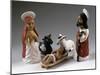 Nativity, Painted Terracotta Nativity Scene, Ecuador-null-Mounted Giclee Print