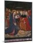 Nativity, Panel from the Church San Andres of Tortura, Late 15th Century-Early 16th Century-Spanish School-Mounted Giclee Print