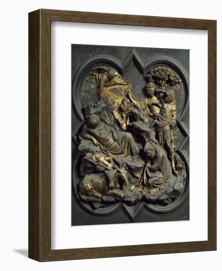 Nativity, Panel-Lorenzo Ghiberti-Framed Giclee Print