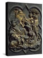 Nativity, Panel-Lorenzo Ghiberti-Stretched Canvas