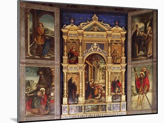 Nativity Polyptych, 1511-Defendente Ferrari-Mounted Giclee Print