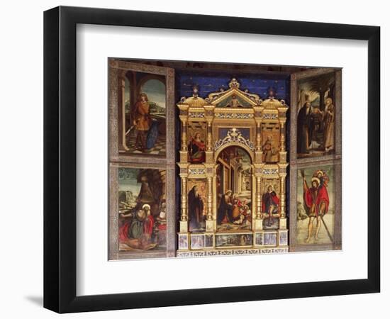 Nativity Polyptych, 1511-Defendente Ferrari-Framed Giclee Print