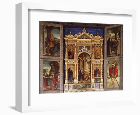 Nativity Polyptych, 1511-Defendente Ferrari-Framed Giclee Print