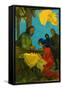 Nativity Scene, 1973-George Adamson-Framed Stretched Canvas