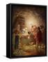 Nativity scene - Bible-William Brassey Hole-Framed Stretched Canvas