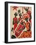 Nativity Scene Fresco Designed and Painted in 1963 by Dom Georges Saget, Keur Moussa Abbey Church,-Godong-Framed Photographic Print