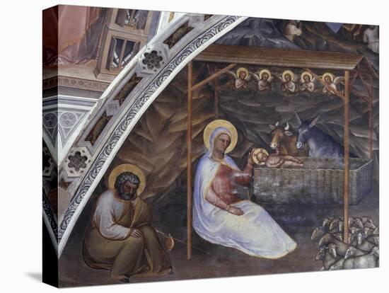 Nativity, Scene from New Testament Stories, 1375-1378-Giusto de' Menabuoi-Stretched Canvas