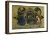 Nativity, Scene from Predella of Coronation of Virgin-Lorenzo Monaco-Framed Giclee Print