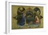 Nativity, Scene from Predella of Coronation of Virgin-Lorenzo Monaco-Framed Giclee Print