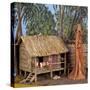 Nativity Scene with Terracotta Figurine, 1968, Brazil-null-Stretched Canvas