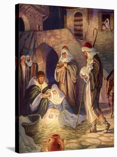 Nativity Scene-Milo Winter-Stretched Canvas