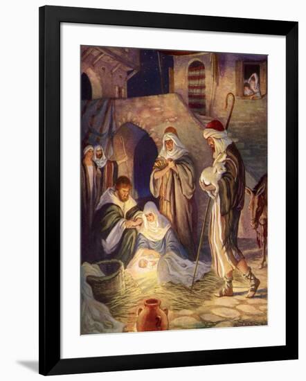 Nativity Scene-Milo Winter-Framed Giclee Print