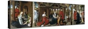 Nativity. The Adoration of the Magi. Purification, 1479-1480.-Hans Memling-Stretched Canvas