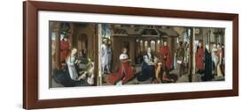 Nativity, the Adoration of the Magi. the Presentation of Jesus at the Temple, 1479-1480-Hans Memling-Framed Giclee Print