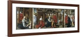 Nativity, the Adoration of the Magi. the Presentation of Jesus at the Temple, 1479-1480-Hans Memling-Framed Giclee Print