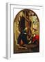 Nativity with Adoring Angels and Shepherds-null-Framed Giclee Print