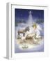 Nativity with angel-MAKIKO-Framed Giclee Print