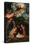 Nativity with God the Father-Battista Dossi-Stretched Canvas