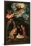 Nativity with God the Father-Battista Dossi-Framed Giclee Print