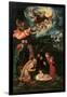 Nativity with God the Father-Battista Dossi-Framed Giclee Print