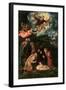 Nativity with God the Father-Battista Dossi-Framed Giclee Print