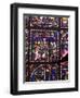 Nativity with Magi and Shepherds (Stained Glass)-English-Framed Premium Giclee Print